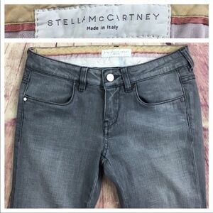 ☮️STELLA MCCARTNEY SKINNY ZIP LONG JEAN SKZE 27